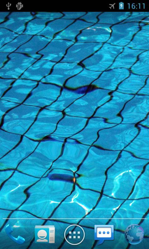 wasser touch live wallpaper,schwimmbad,blau,netz,aqua,wasser