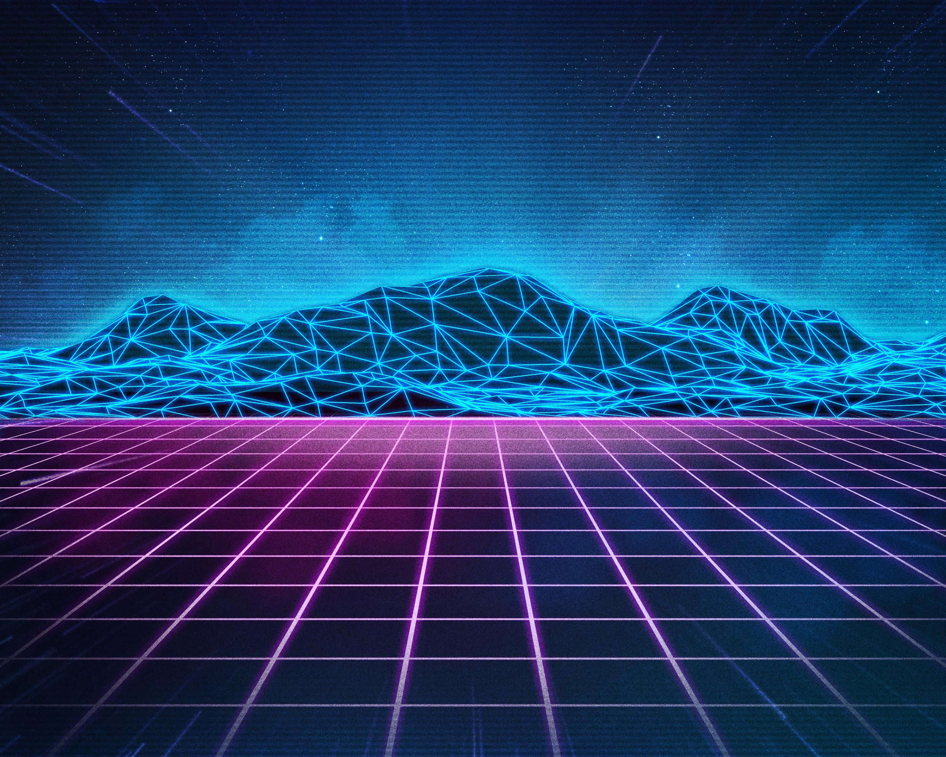 retro neon wallpaper,sky,light,technology,atmosphere,line