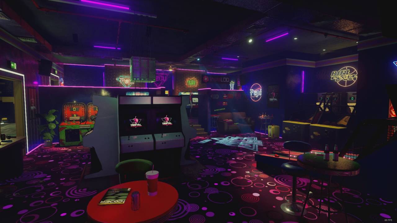 retro neon tapete,zimmer,nachtclub,disko,visuelle effektbeleuchtung,musik 