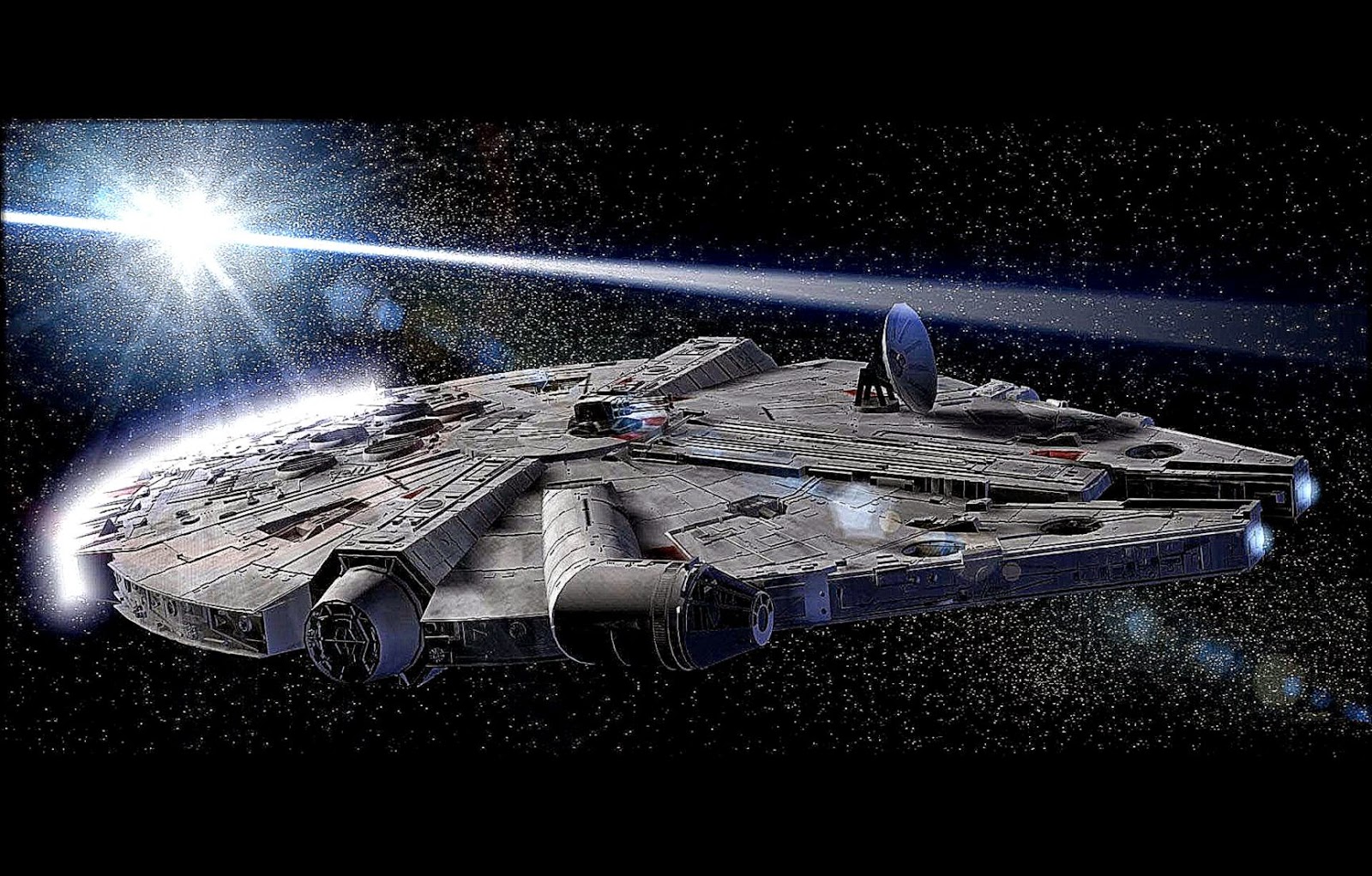 millenium falcon wallpaper,outer space,spacecraft,space,space station,vehicle