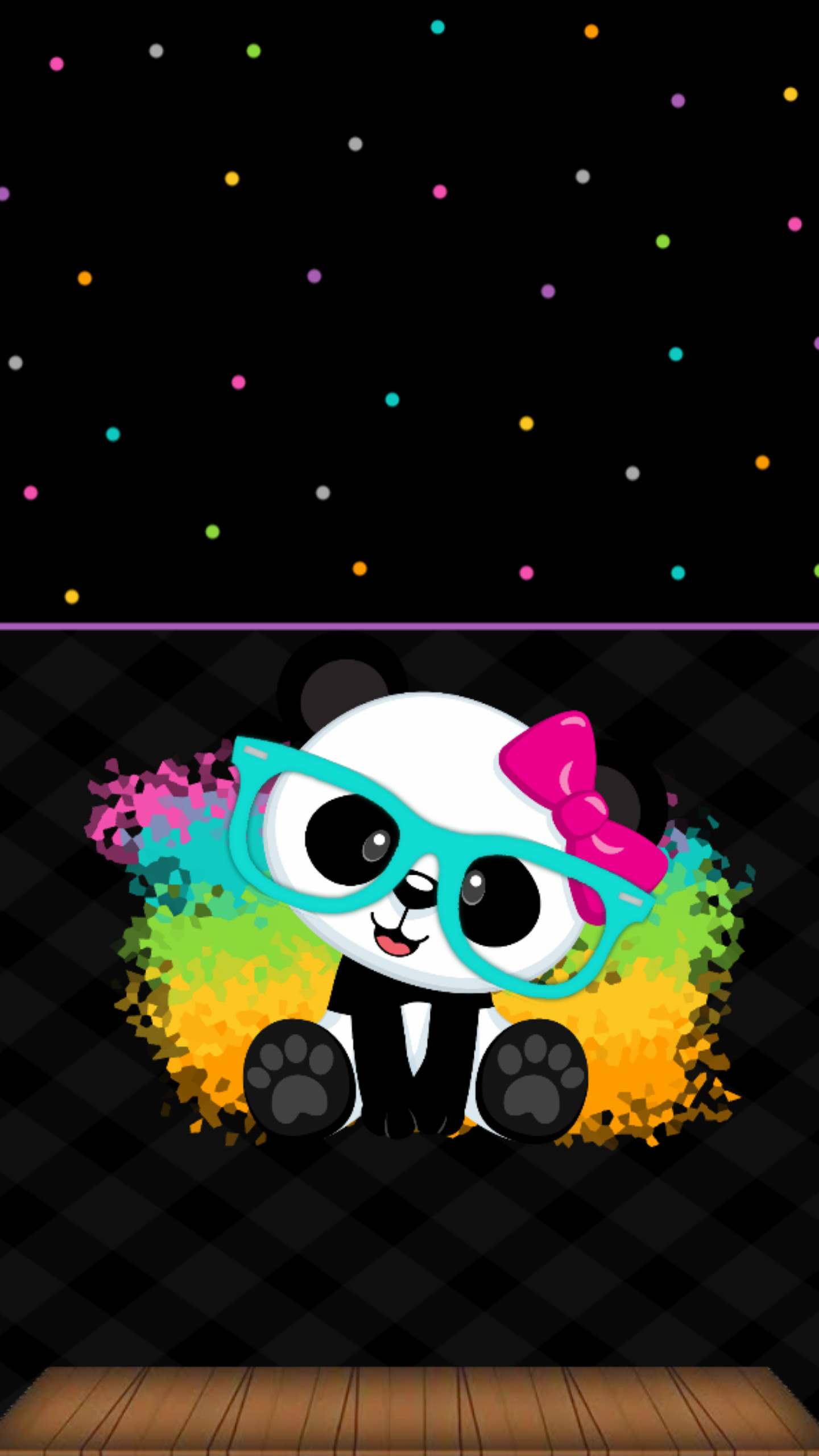 kawaii panda tapete,karikatur,schädel,illustration,grafikdesign,design