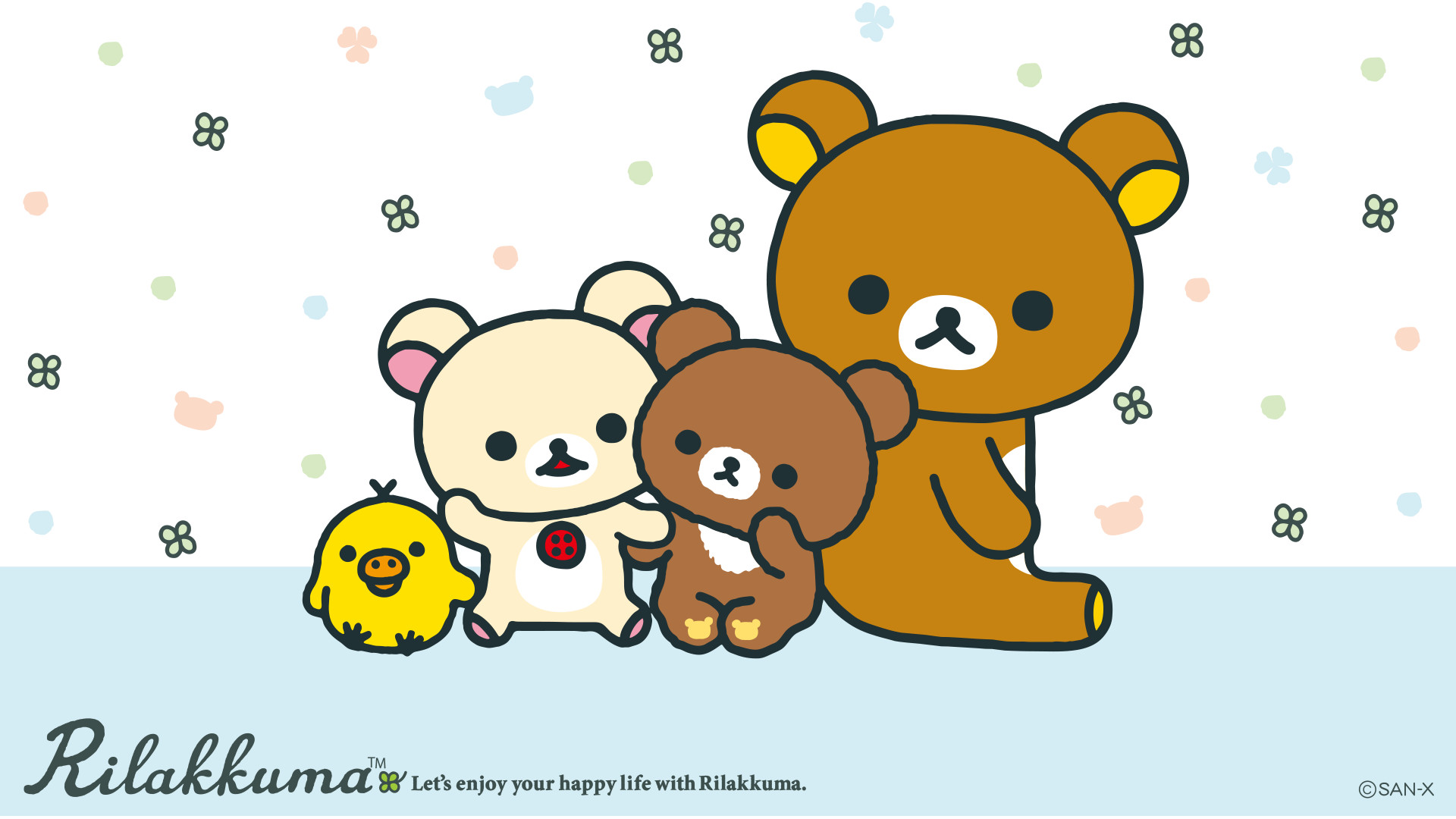 kawaii panda wallpaper,cartoon,yellow,organism,illustration,teddy bear