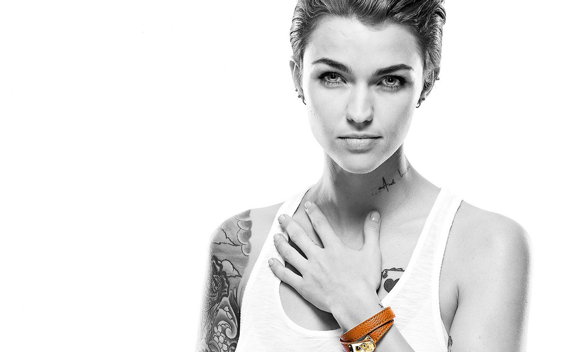 ruby rose wallpaper hd,hair,white,face,beauty,lip