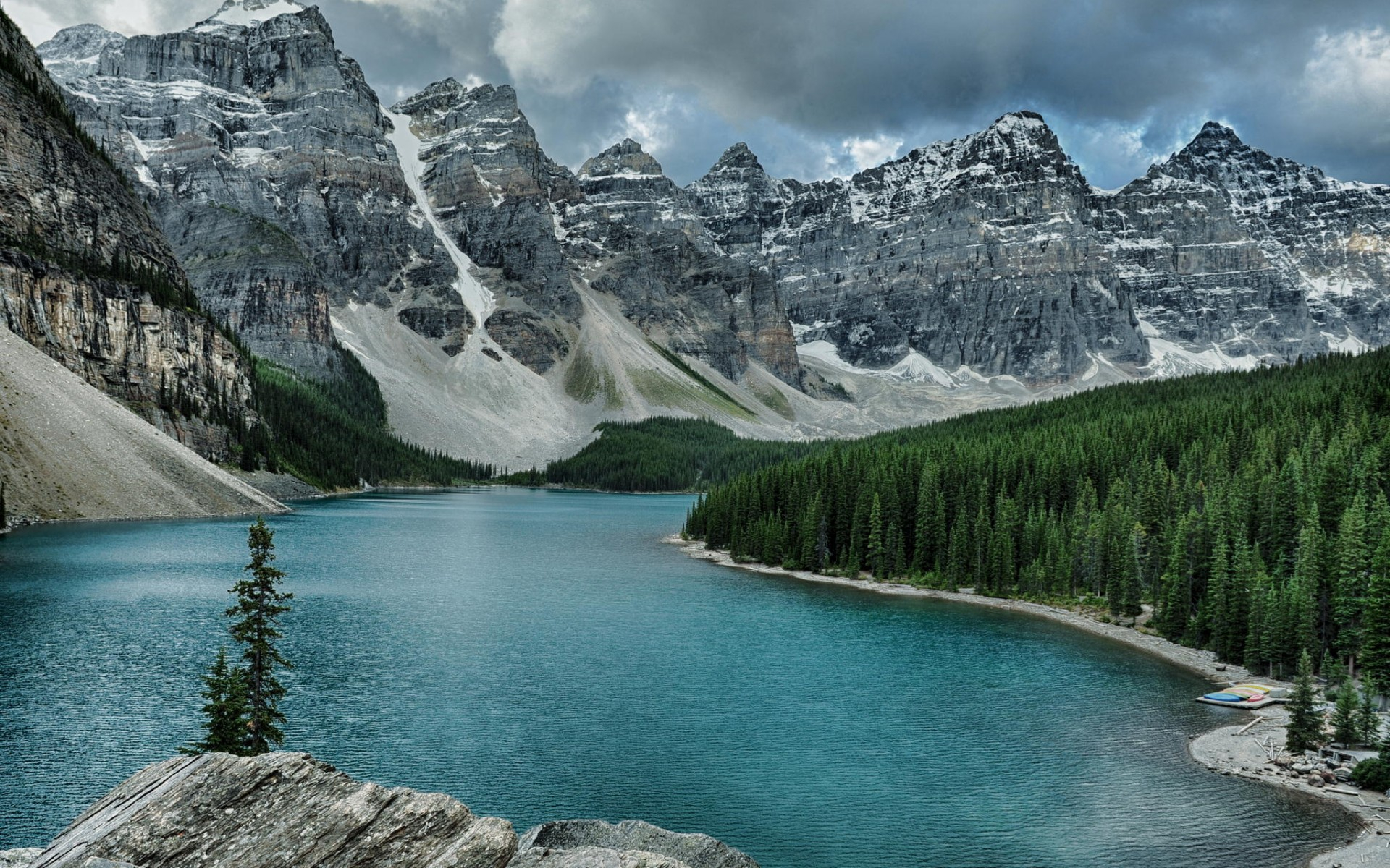 fond d'écran rockies,paysage naturel,montagne,la nature,plan d'eau,lac glaciaire