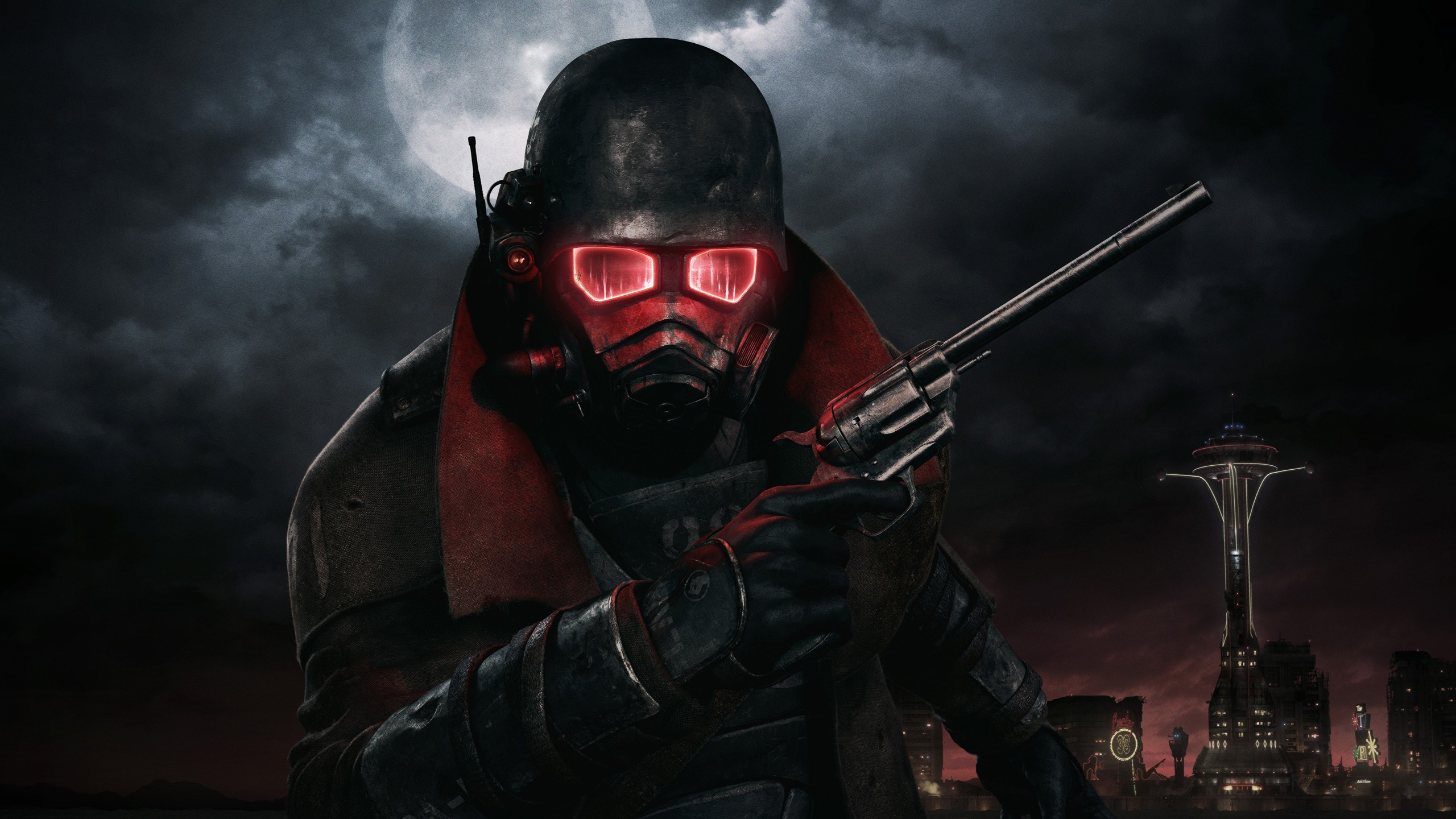 fallout new vegas wallpaper hd,action adventure game,personal protective equipment,pc game,shooter game,darkness