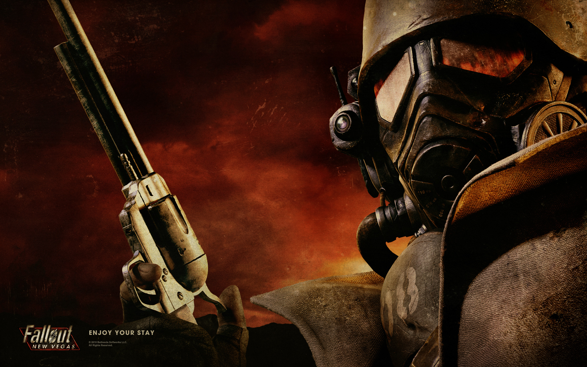 fallout new vegas wallpaper hd,action adventure game,shooter game,pc game,adventure game,strategy video game