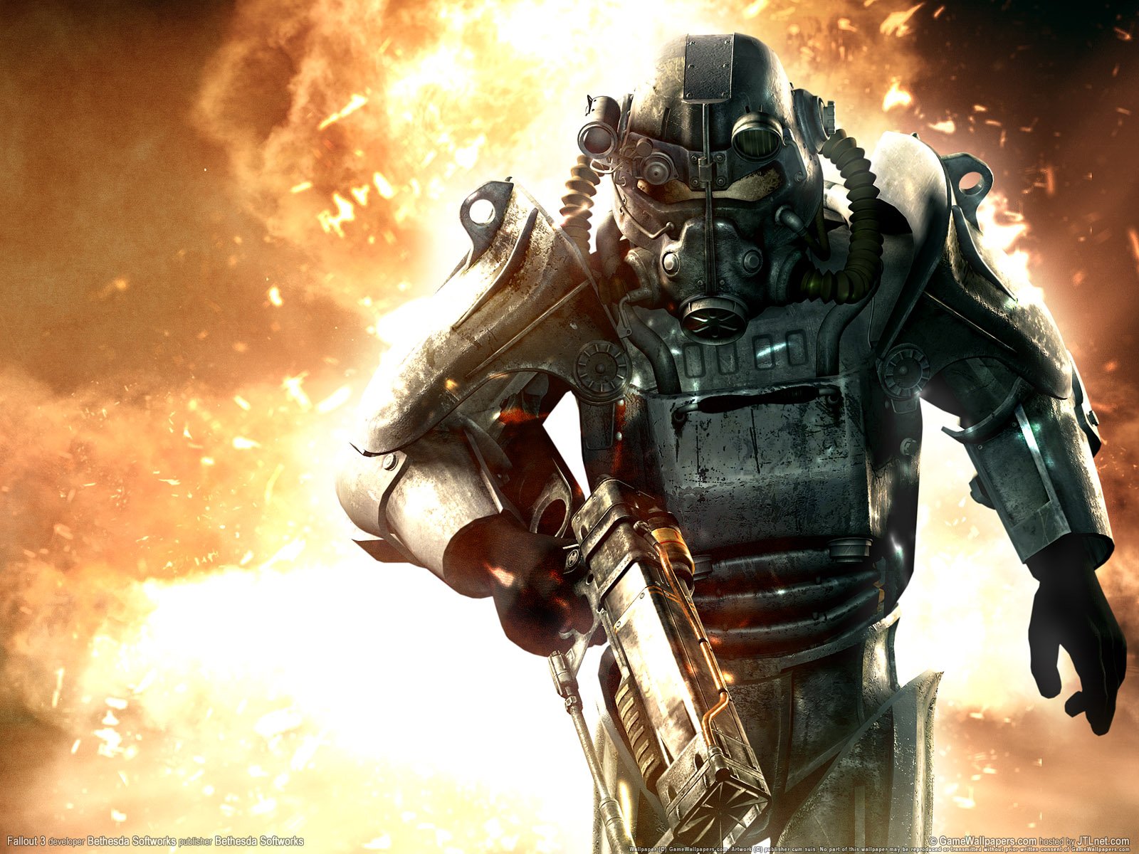 brotherhood of steel wallpaper,action adventure game,pc game,mecha,fictional character,shooter game