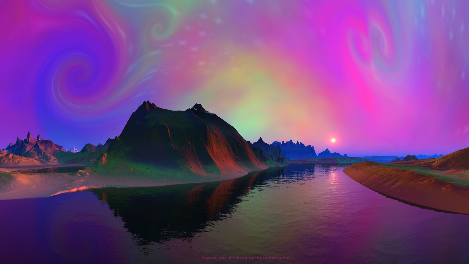 Source Url - Http - //www - Cool Desktop Backgrounds - Psychedelic