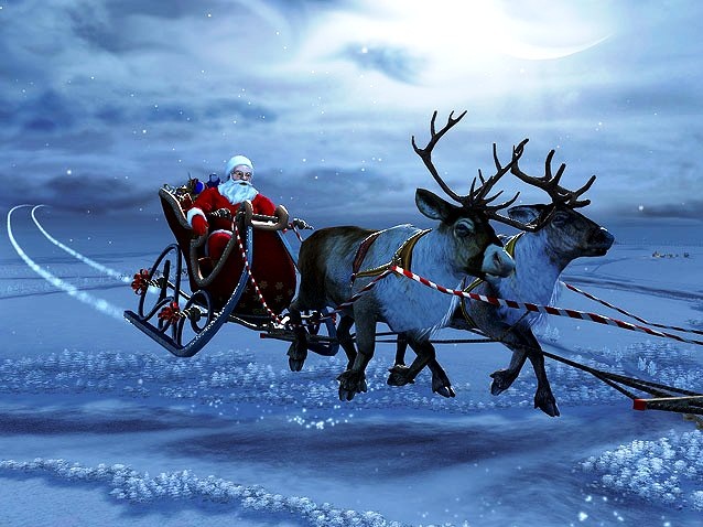 free adult wallpaper,reindeer,vehicle,santa claus,chariot,horse and buggy