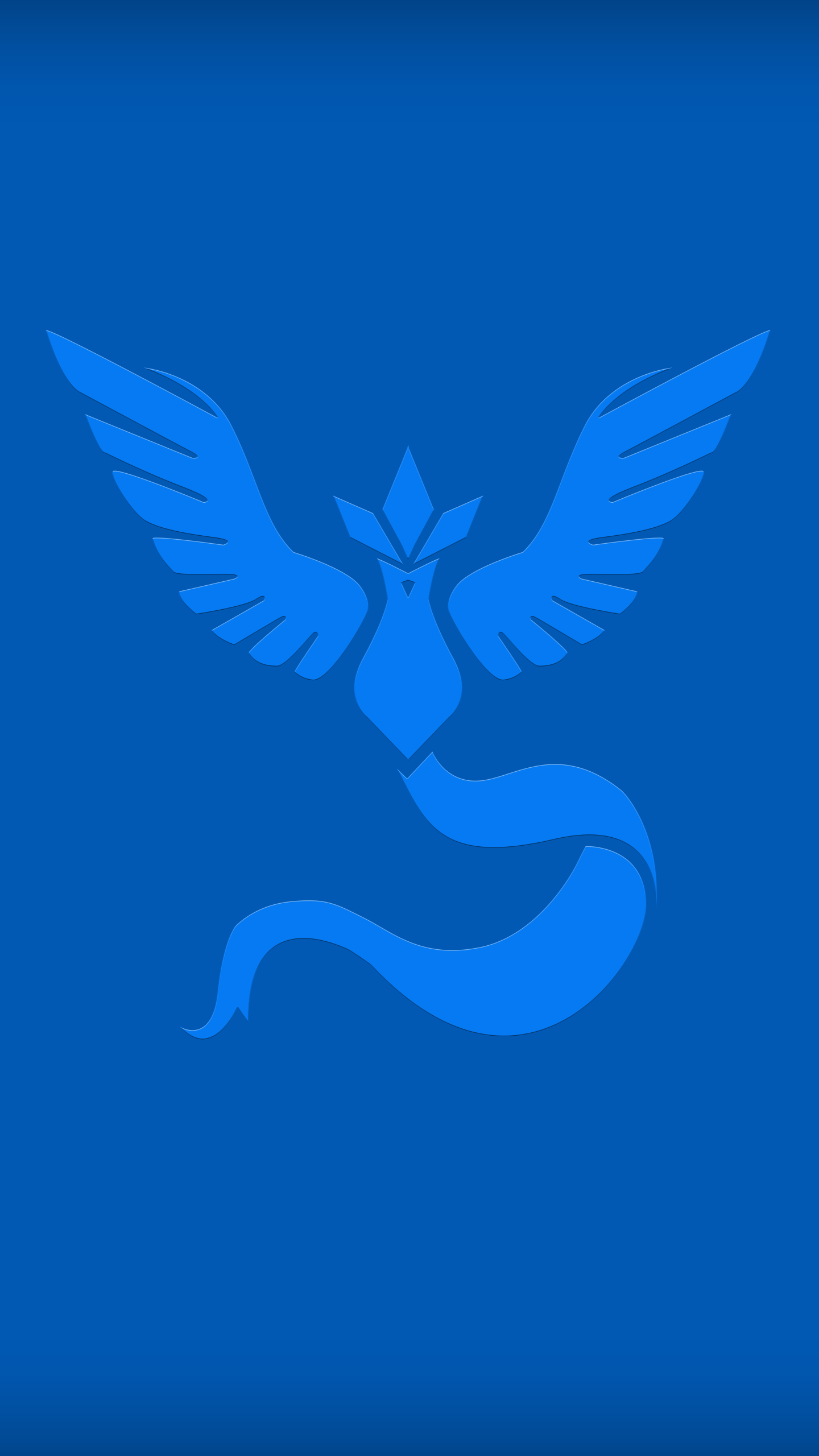 チームミスティックライブ壁紙,青い,コバルトブルー,エレクトリックブルー,羽,シンボル