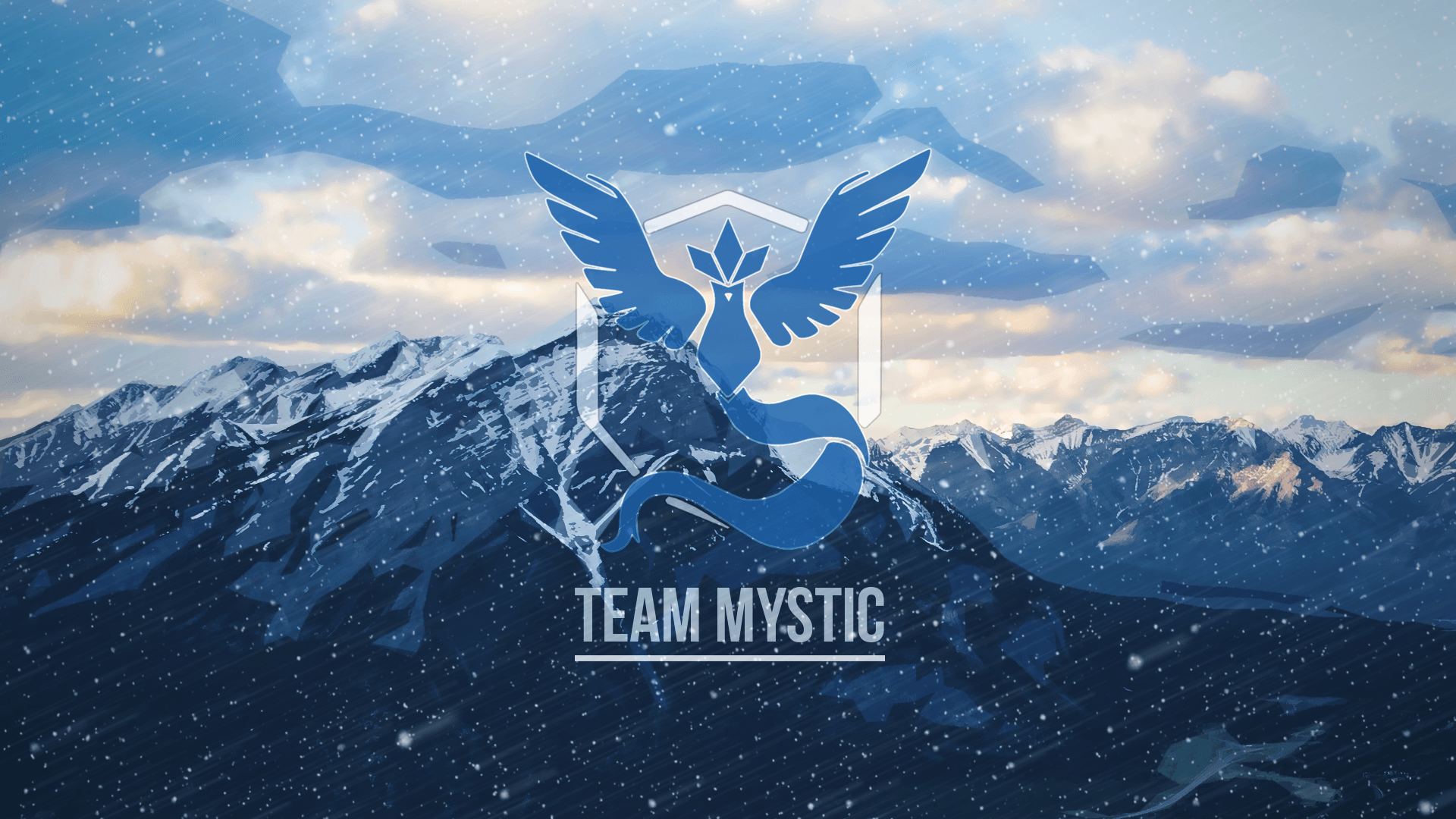 team mystic live wallpaper,mountainous landforms,sky,mountain,logo,font