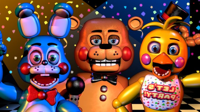 wallpapers de five nights at freddy's,animated cartoon,cartoon,animation,fun,toy