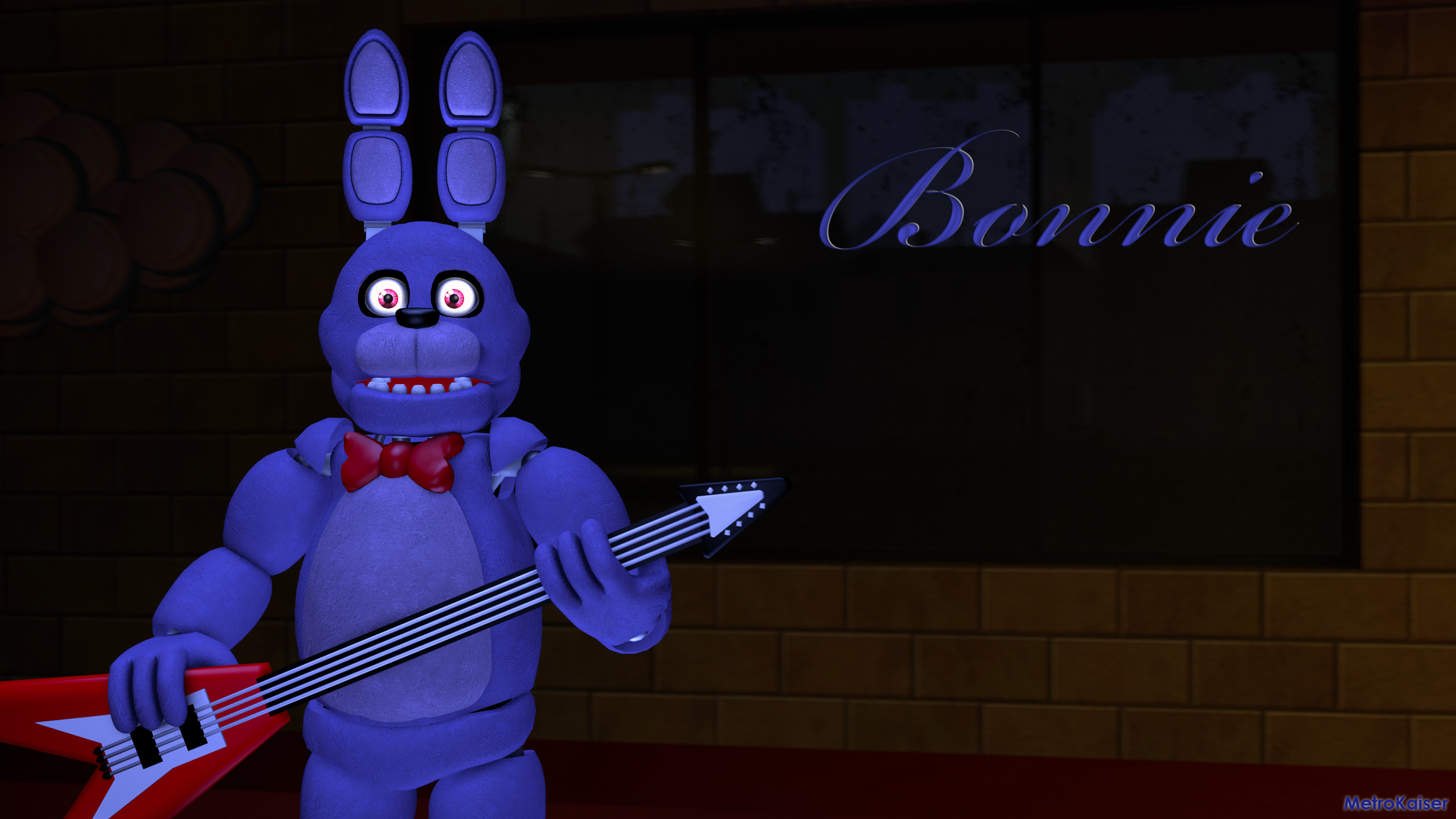 fond d'écran fnaf bonnie,dessin animé,animation,lapins et lièvres,lapin,dessin animé