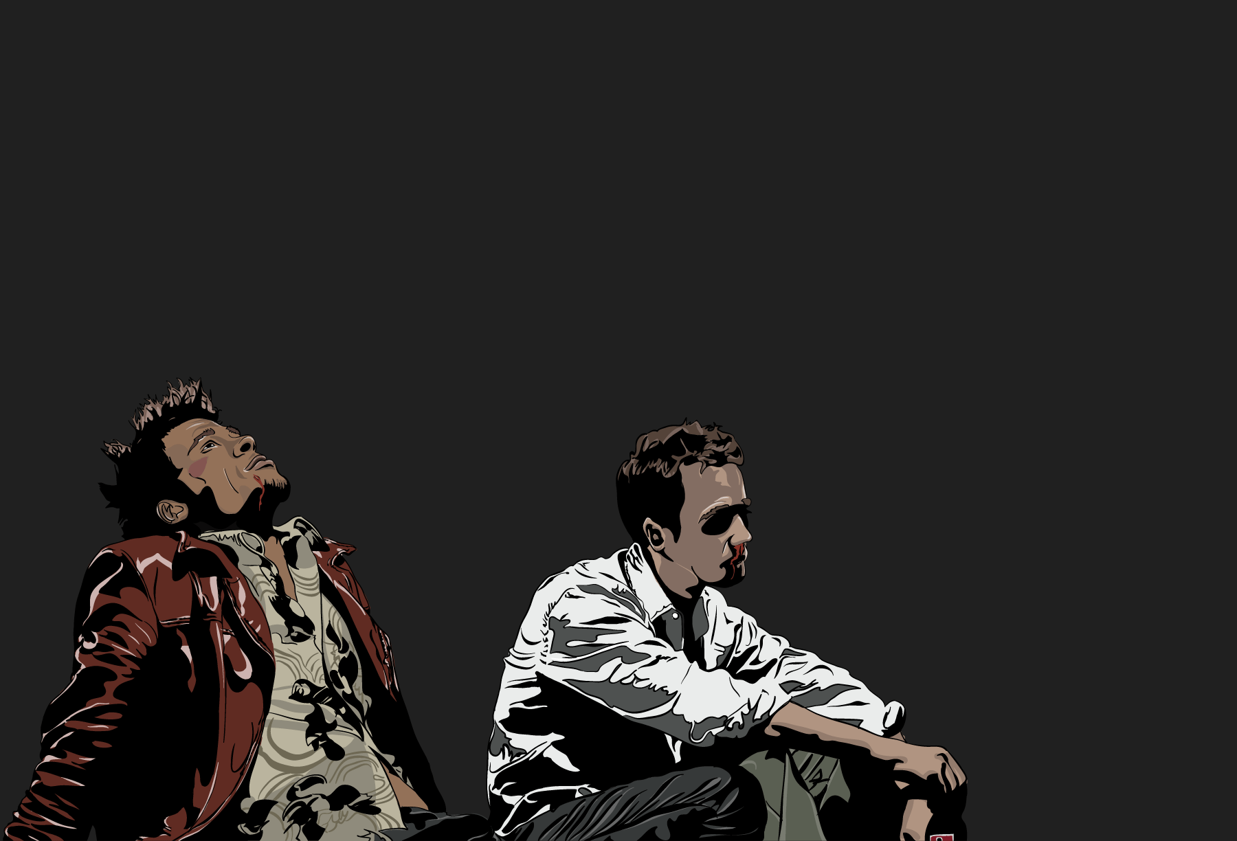 fight club wallpaper iphone,human,sitting,photography,illustration,art