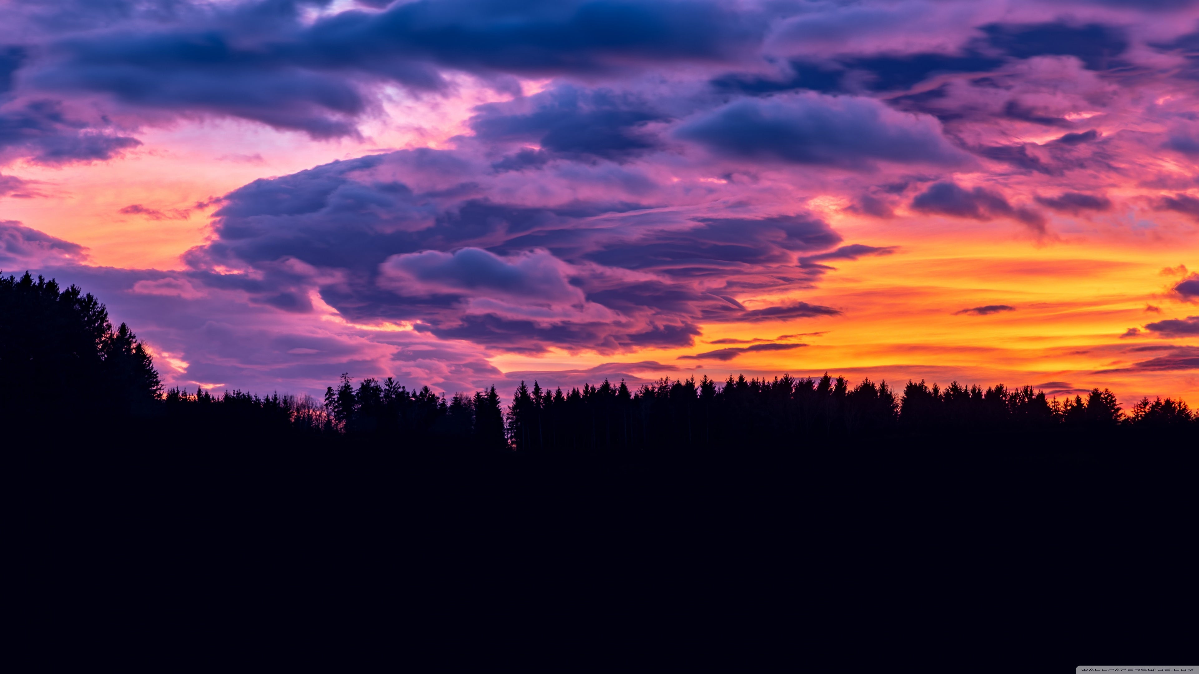 beautiful sky wallpaper,sky,cloud,nature,sunset,afterglow