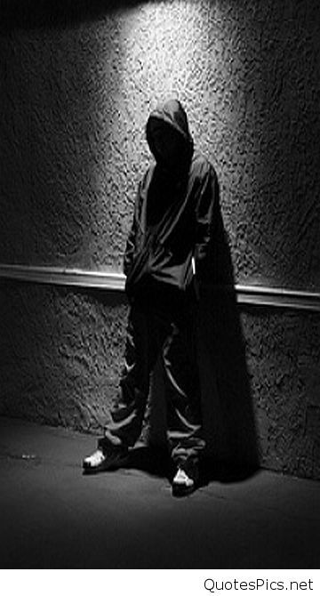 sad alone boy wallpaper,black,darkness,standing,black and white,photography