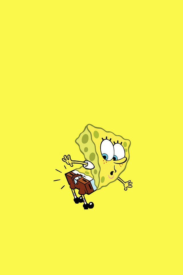 patrick star wallpaper iphone,cartoon,yellow,illustration,animation,font