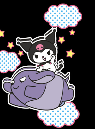 kuromi wallpaper,cartoon,violet,purple,pink,illustration