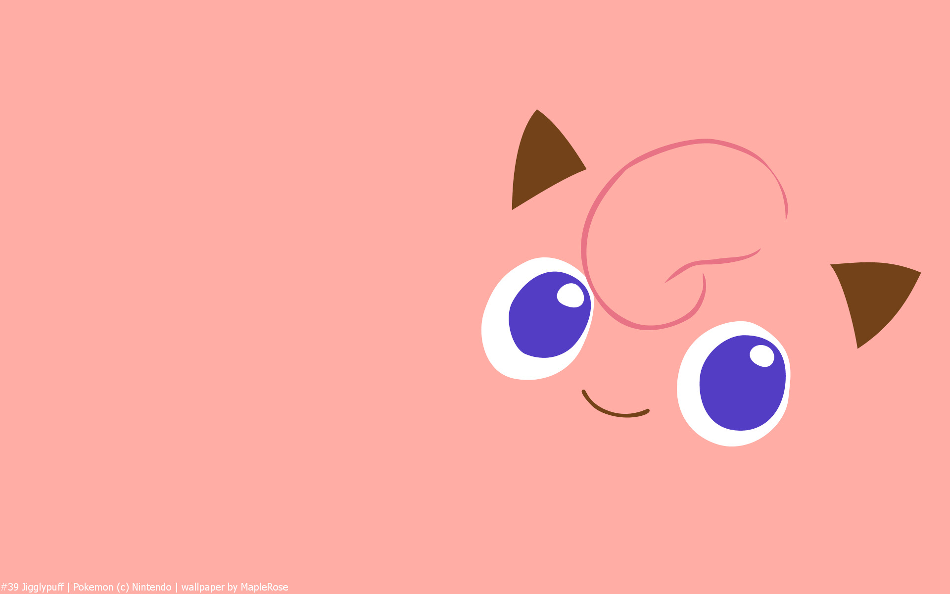 jigglypuff wallpaper,karikatur,animierter cartoon,rosa,animation,schnauze