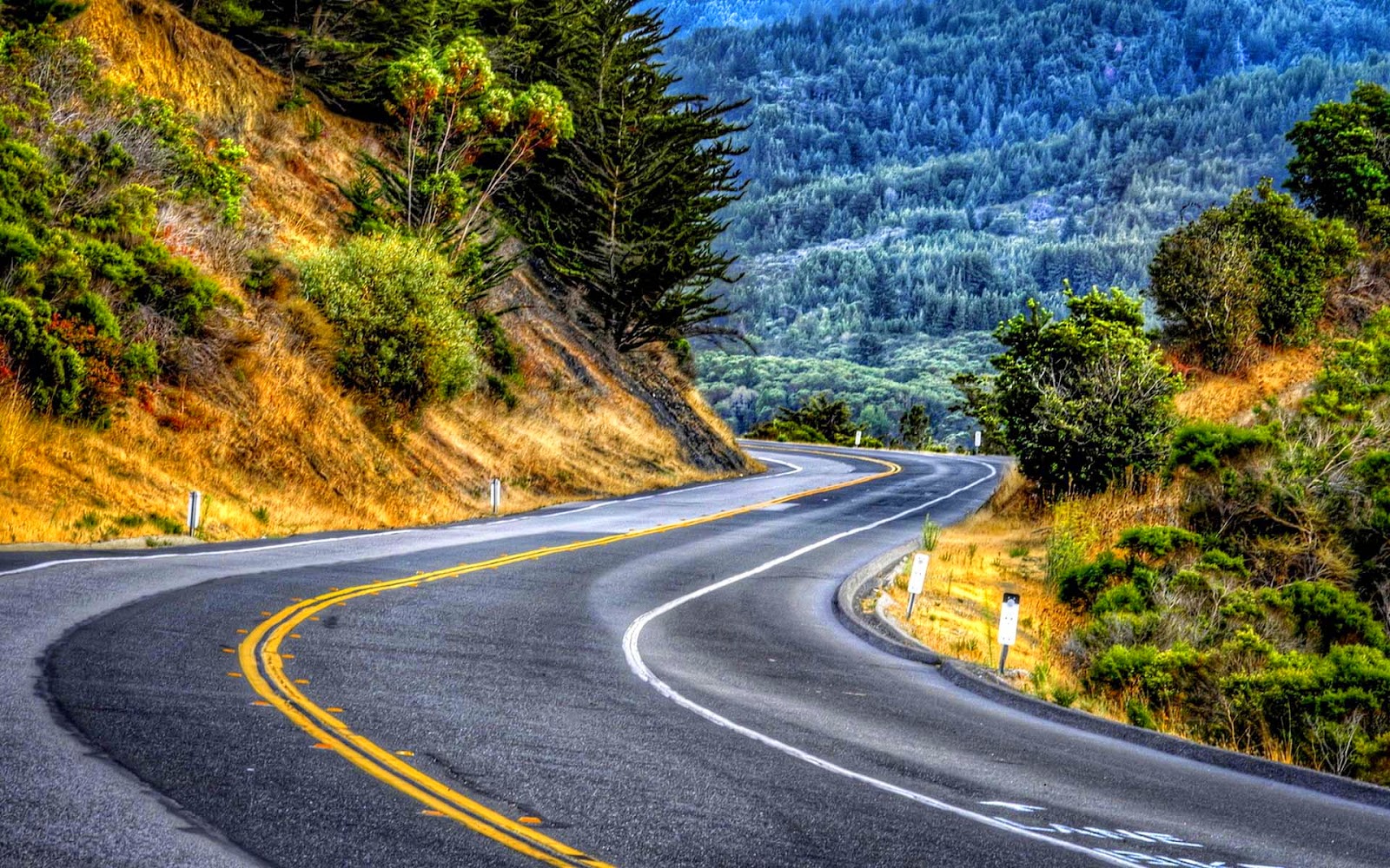 natur straße tapete hd,straße,natürliche landschaft,natur,autobahn,asphalt