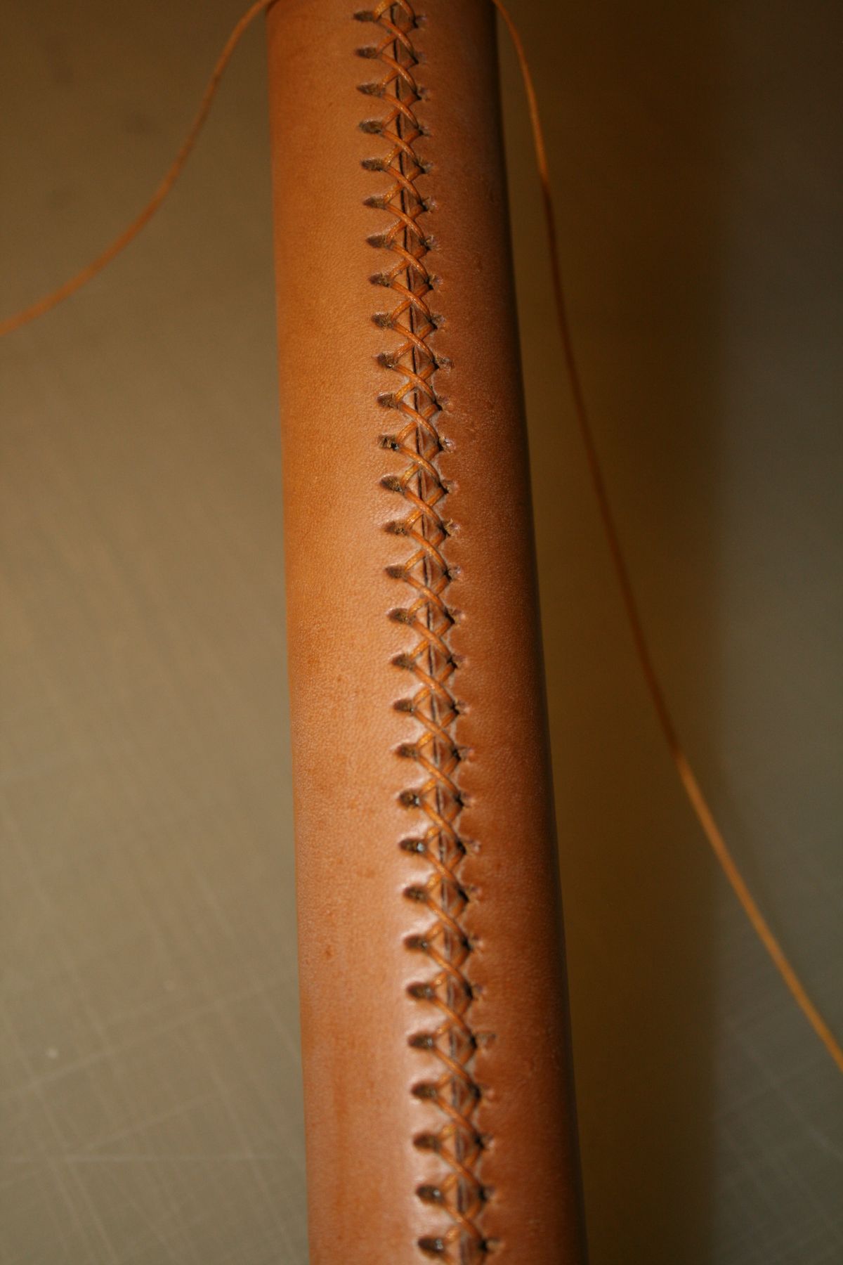 Leather Wrapped Door Handle- WallpaperUse