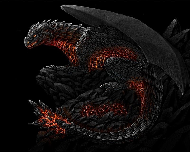 lava iris hd wallpaper,dragon,fictional character,mythical creature,cg artwork,demon