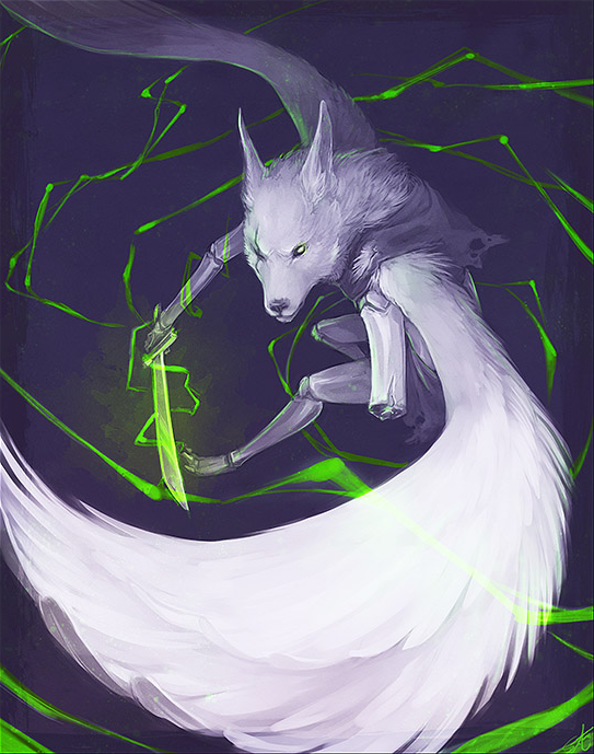homestuck iphone wallpaper,fictional character,illustration,fox,mythical creature