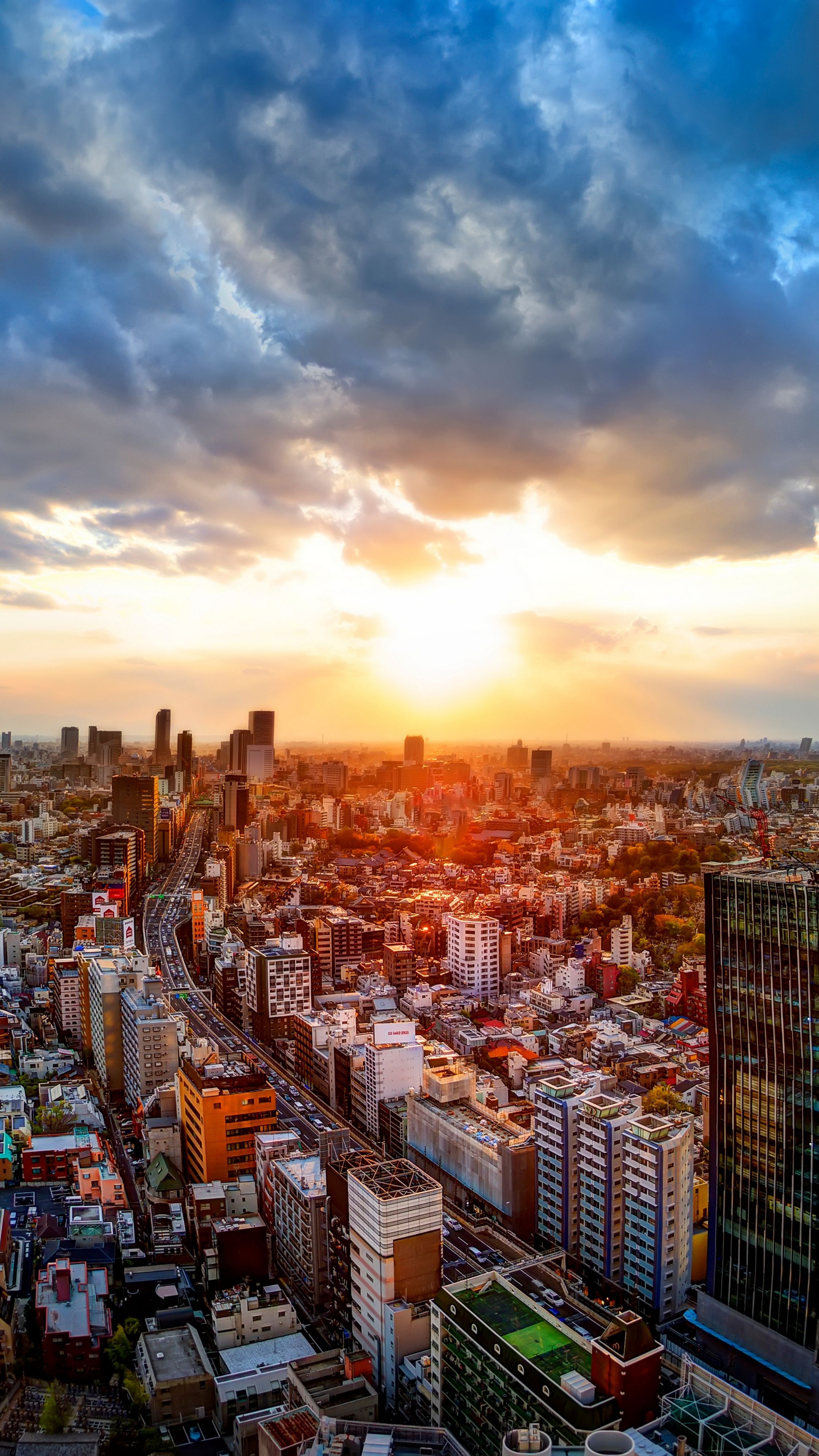 도쿄 아이폰 배경 화면,도시 풍경,수도권,시티,하늘,도시 지역