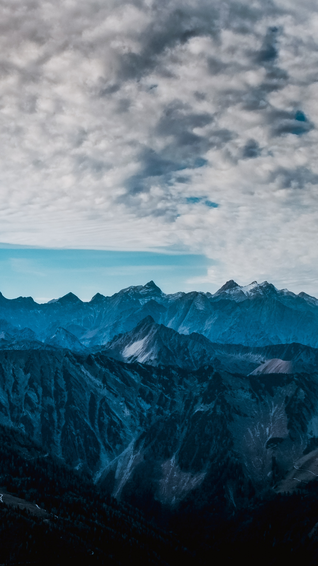 fond d'écran de téléphone paysage,ciel,montagne,chaîne de montagnes,la nature,crête