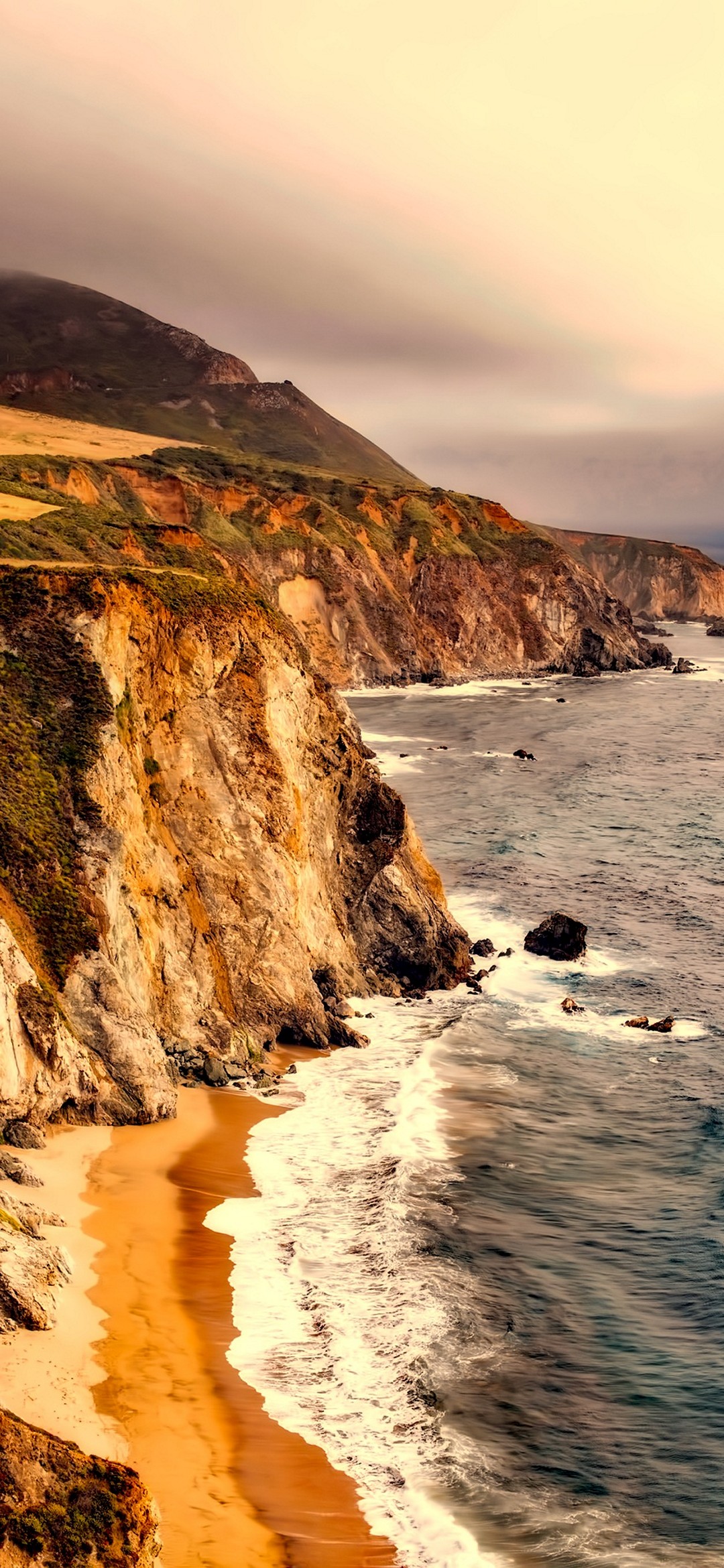 landscape phone wallpaper,cliff,body of water,coast,nature,headland