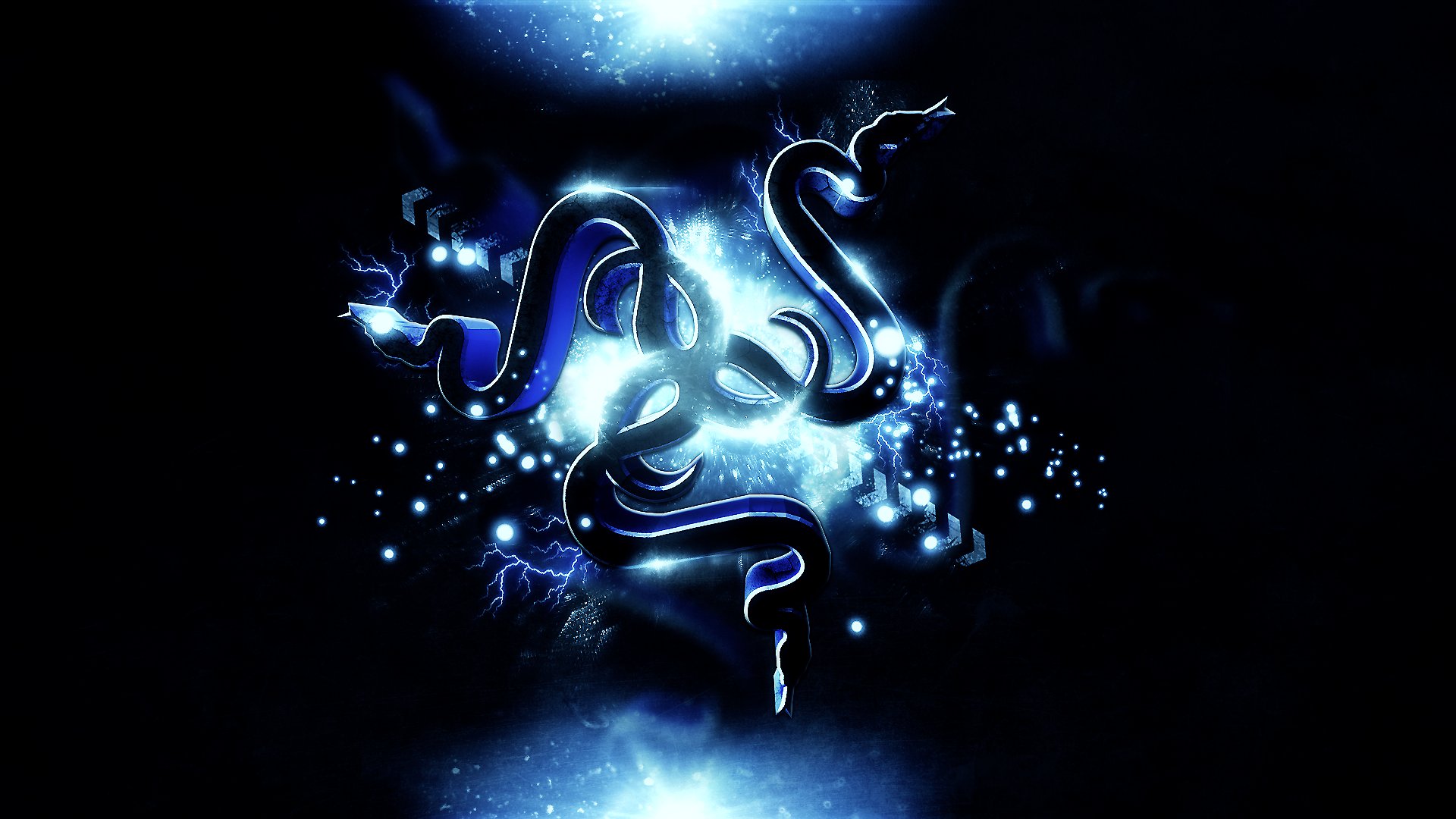 blue razer wallpaper,darkness,light,graphic design,space,design