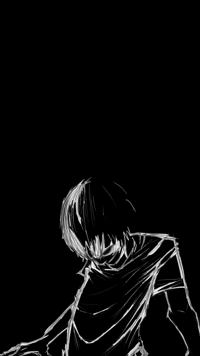 alone live wallpaper,black,black and white,darkness,monochrome,drawing