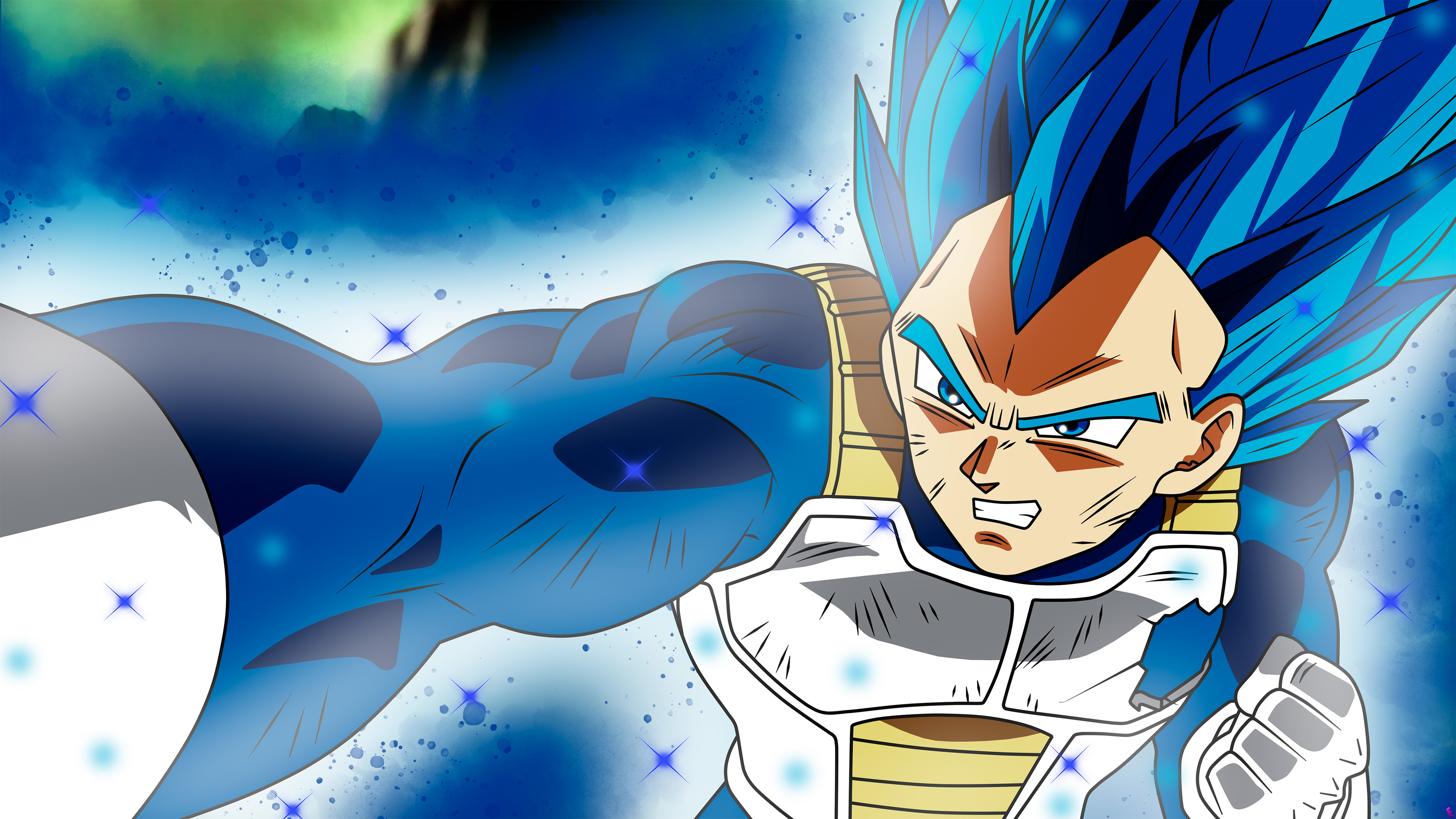 carta da parati vegeta 4k,cartone animato,anime,cg artwork,personaggio fittizio,sfera del drago