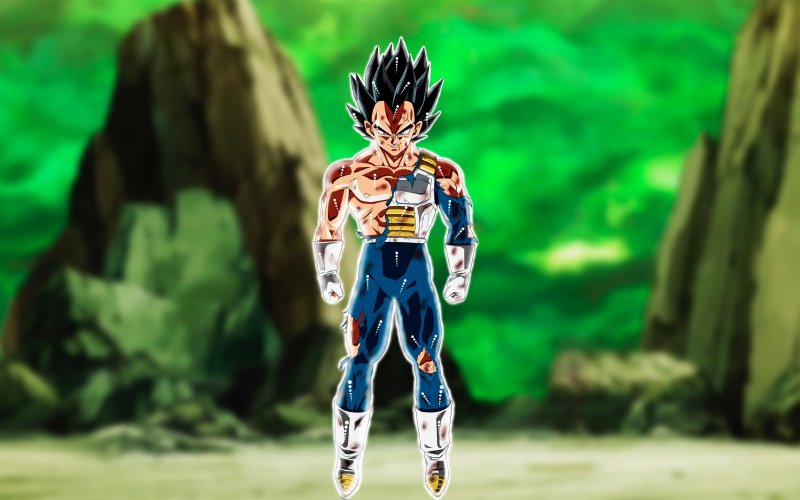 carta da parati vegeta 4k,anime,sfera del drago,cartone animato,action figure,immagine dello schermo