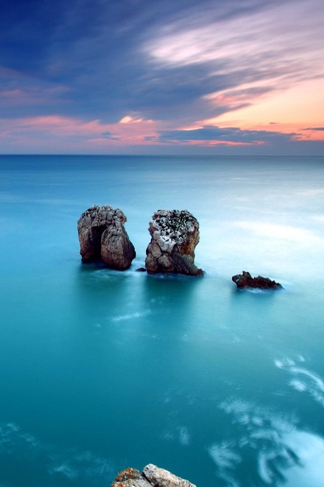 壁紙640x960,水域,自然の風景,海,自然,空