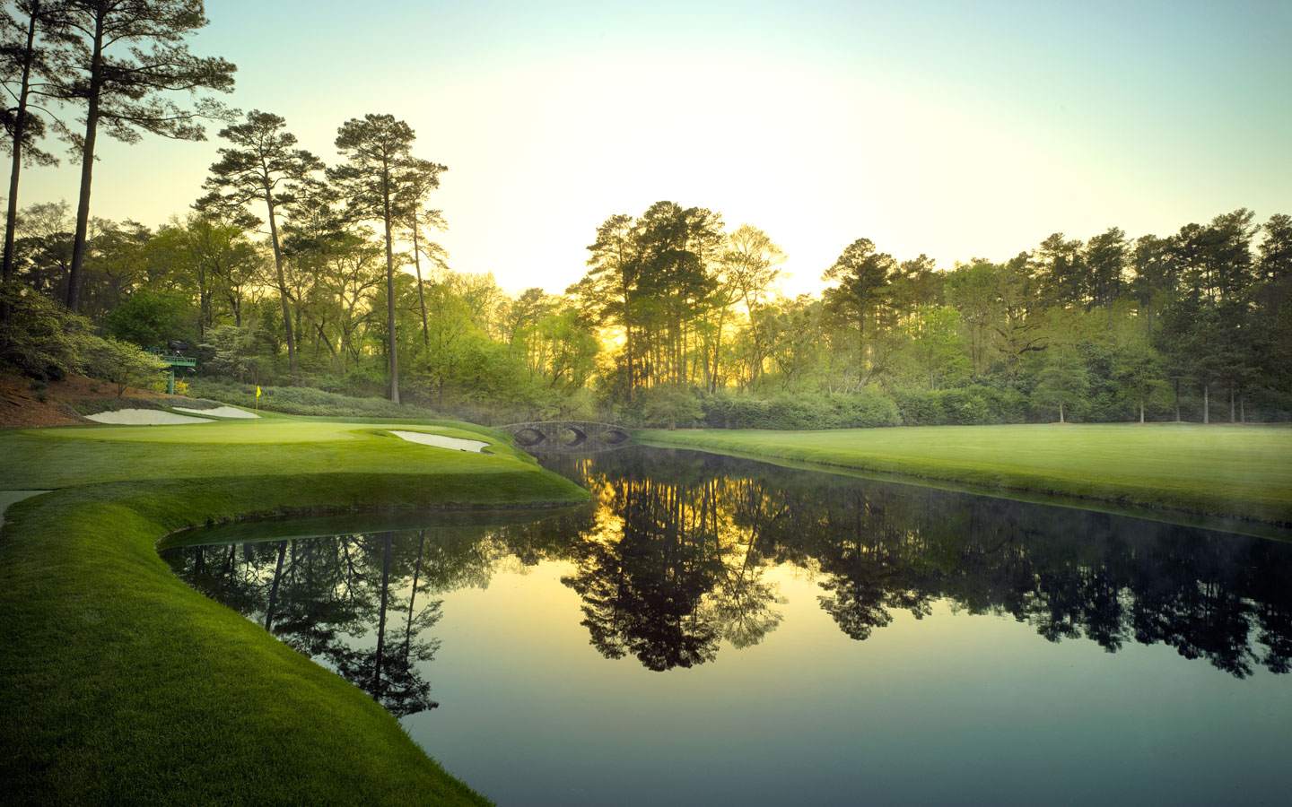 the masters wallpaper,natural landscape,nature,reflection,sport venue,water