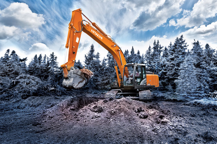 fondo de pantalla de hitachi,equipos de construcción,vehículo,excavadora,construcción,árbol