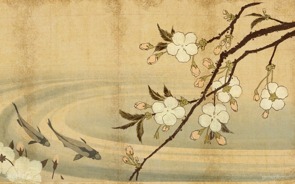 japanese inspired wallpaper,branch,botany,plant,flower,twig