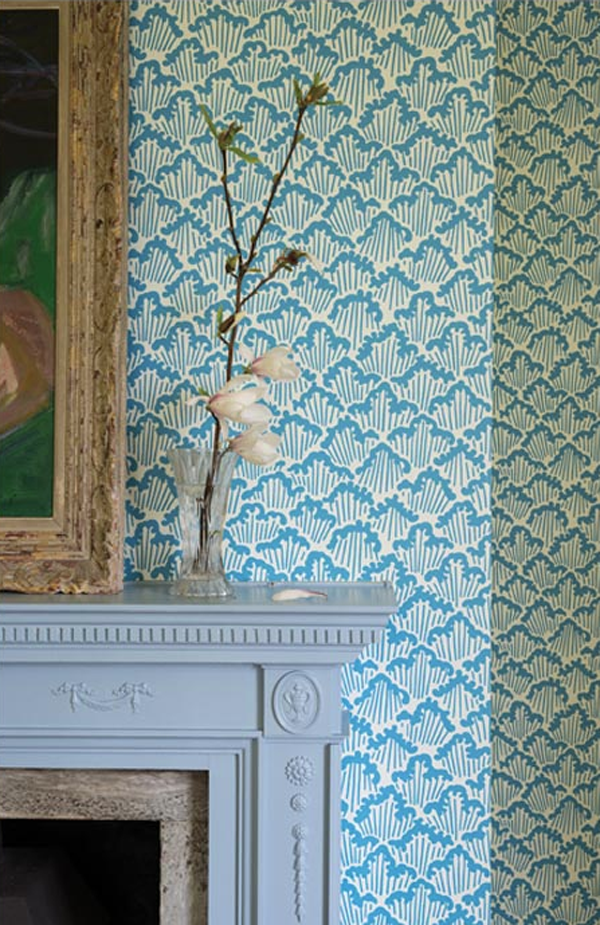 japanese inspired wallpaper,blue,aqua,wall,wallpaper,room