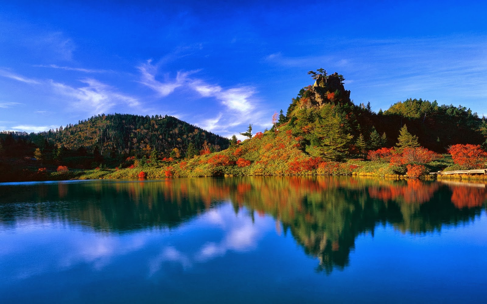 full hd nature wallpaper download,reflection,nature,sky,natural landscape,water