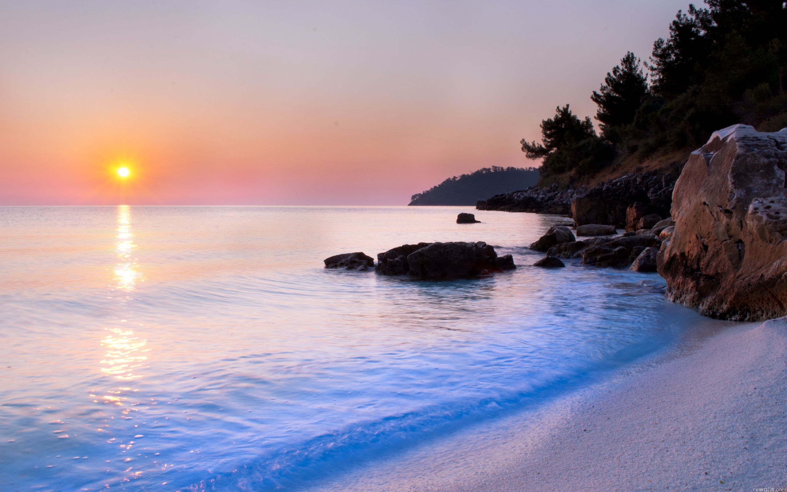 carta da parati con immagini del mare,corpo d'acqua,cielo,natura,mare,costa