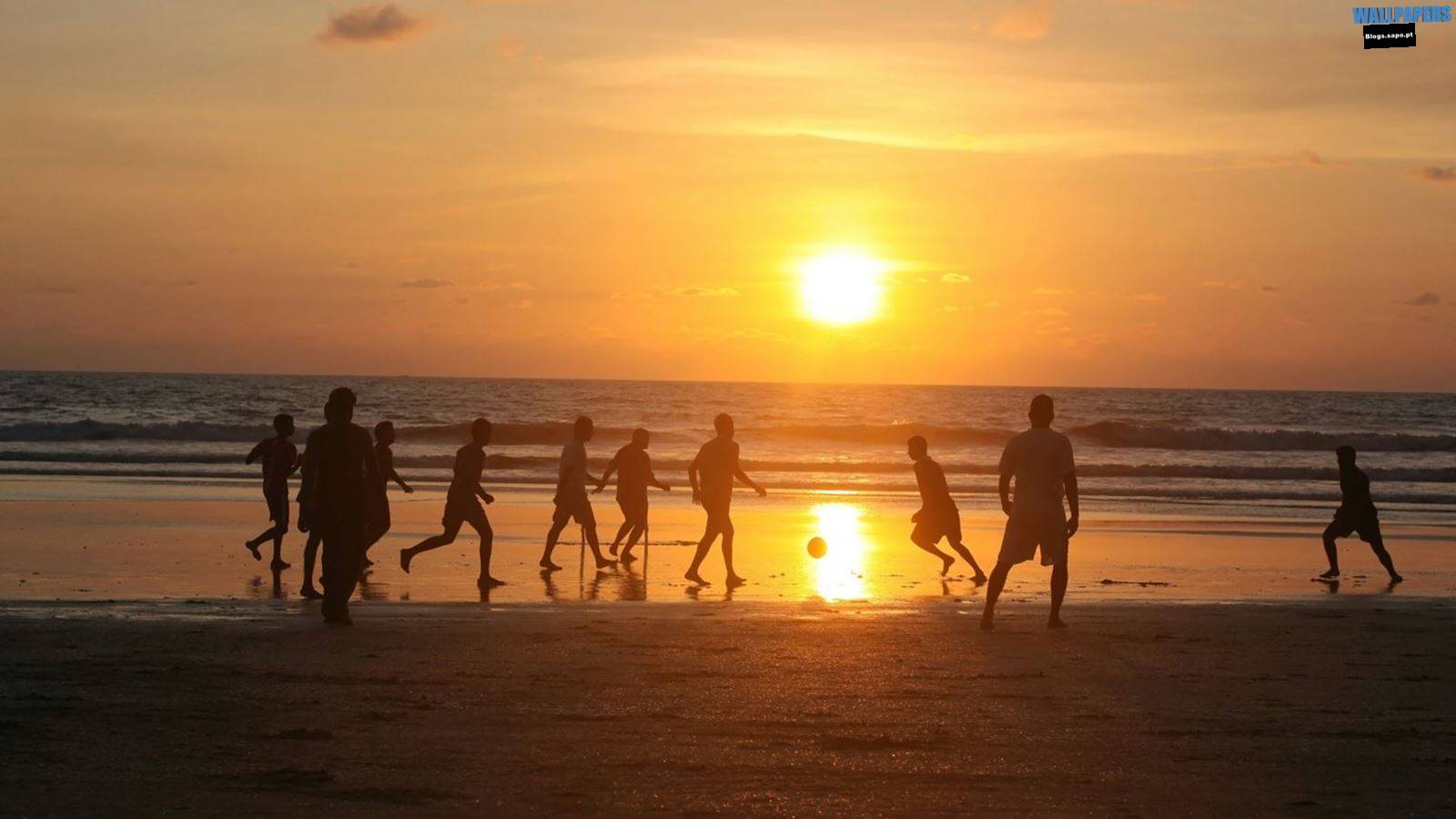 fond d'écran de plage de goa,les gens sur la plage,horizon,plage,soleil,le coucher du soleil