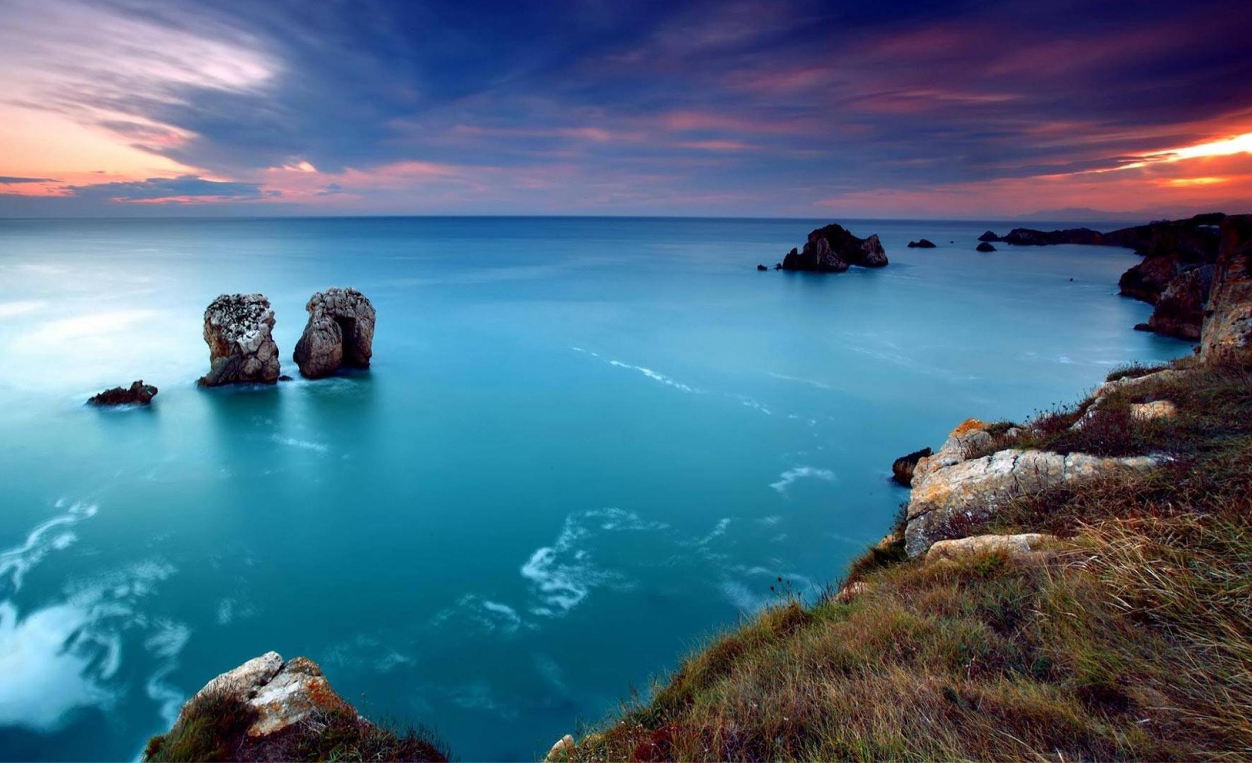 carta da parati vista mare,corpo d'acqua,natura,paesaggio naturale,mare,cielo