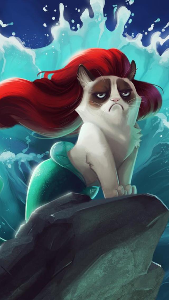 fondo de pantalla de sirena para iphone,dibujos animados,dibujos animados,personaje de ficción,ilustración,animación