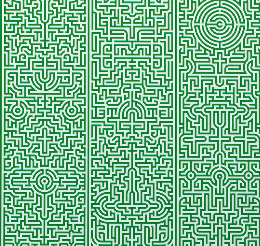 studio job wallpaper,pattern,green,line,text,pattern