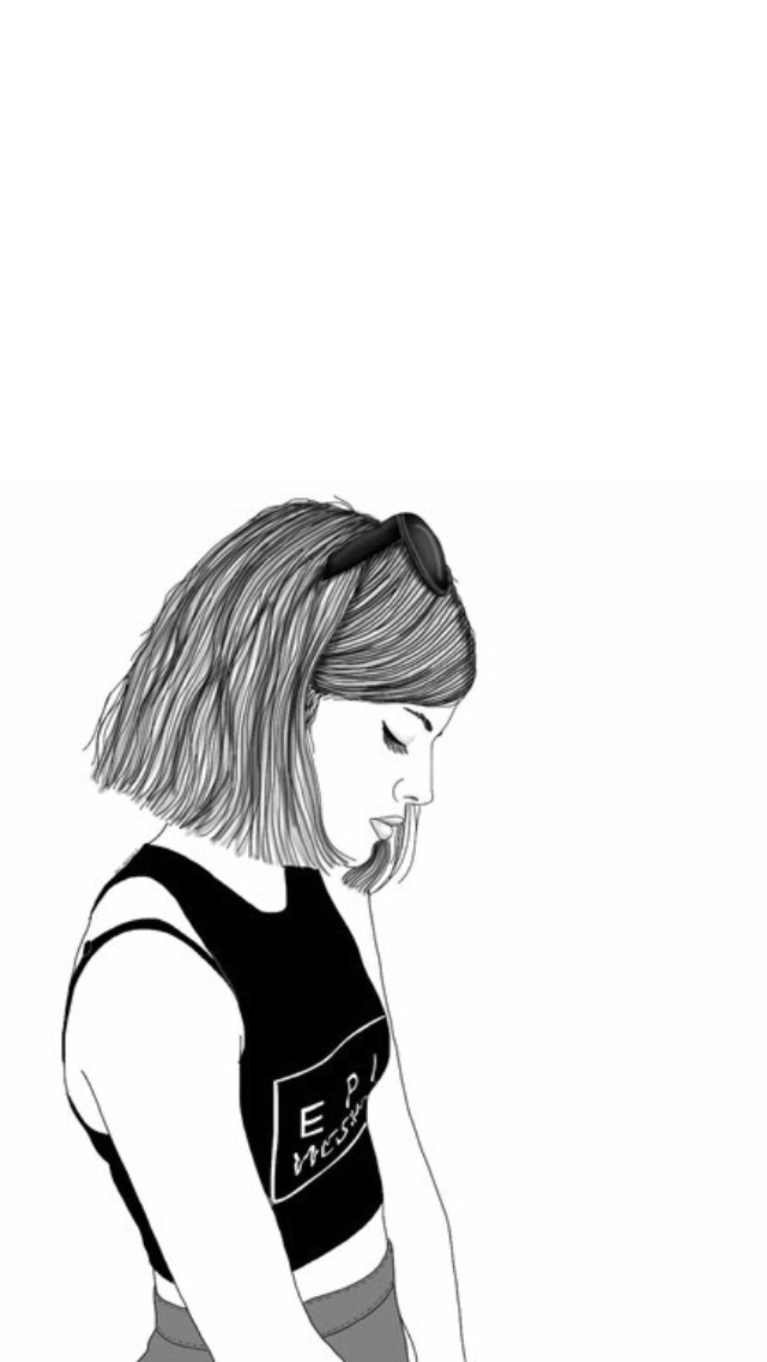 chica dibujo fondo de pantalla,cabello,blanco,dibujo,bosquejo,dibujos animados