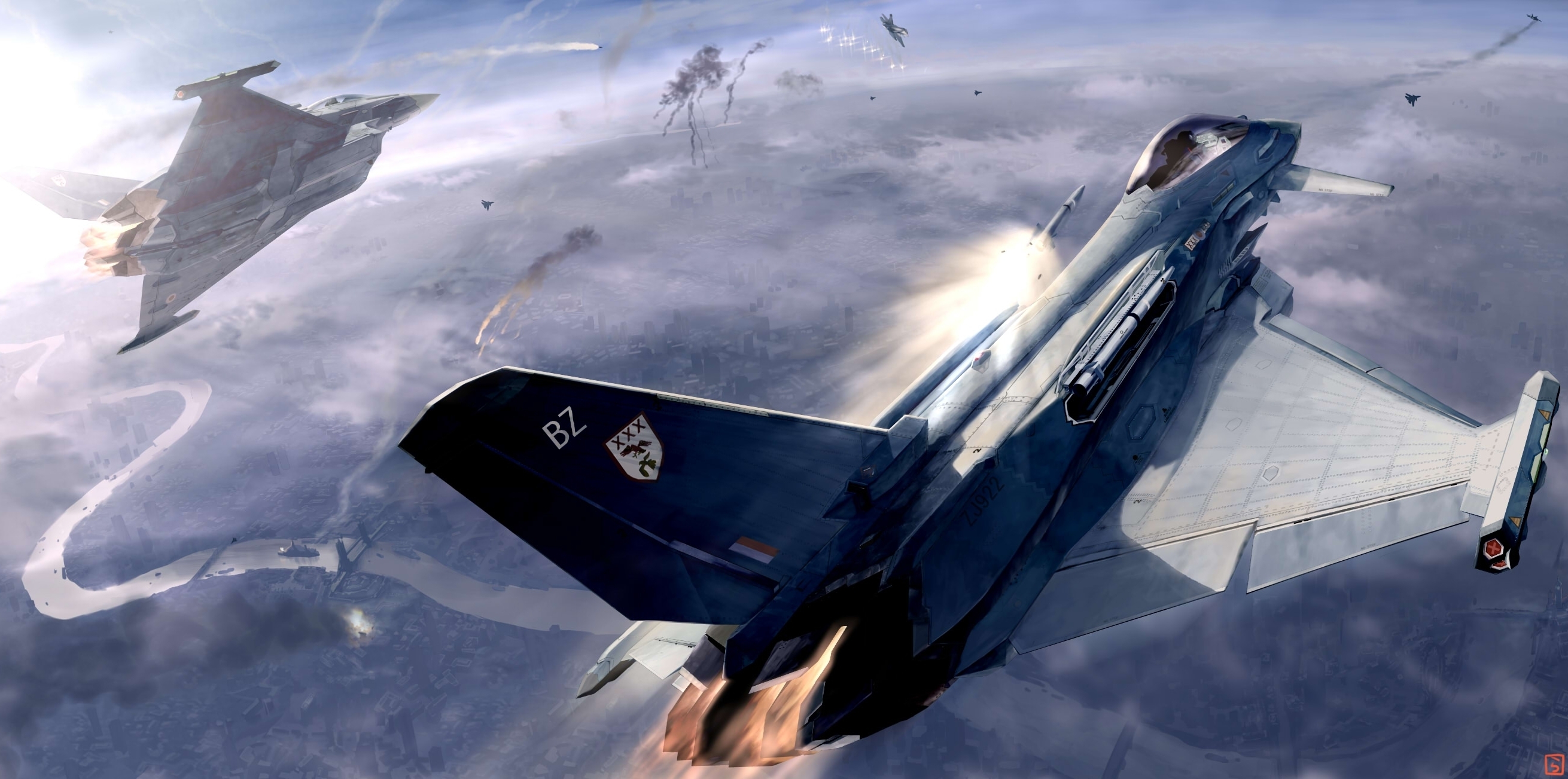 ace combat wallpaper,airplane,aircraft,vehicle,military aircraft,fighter aircraft