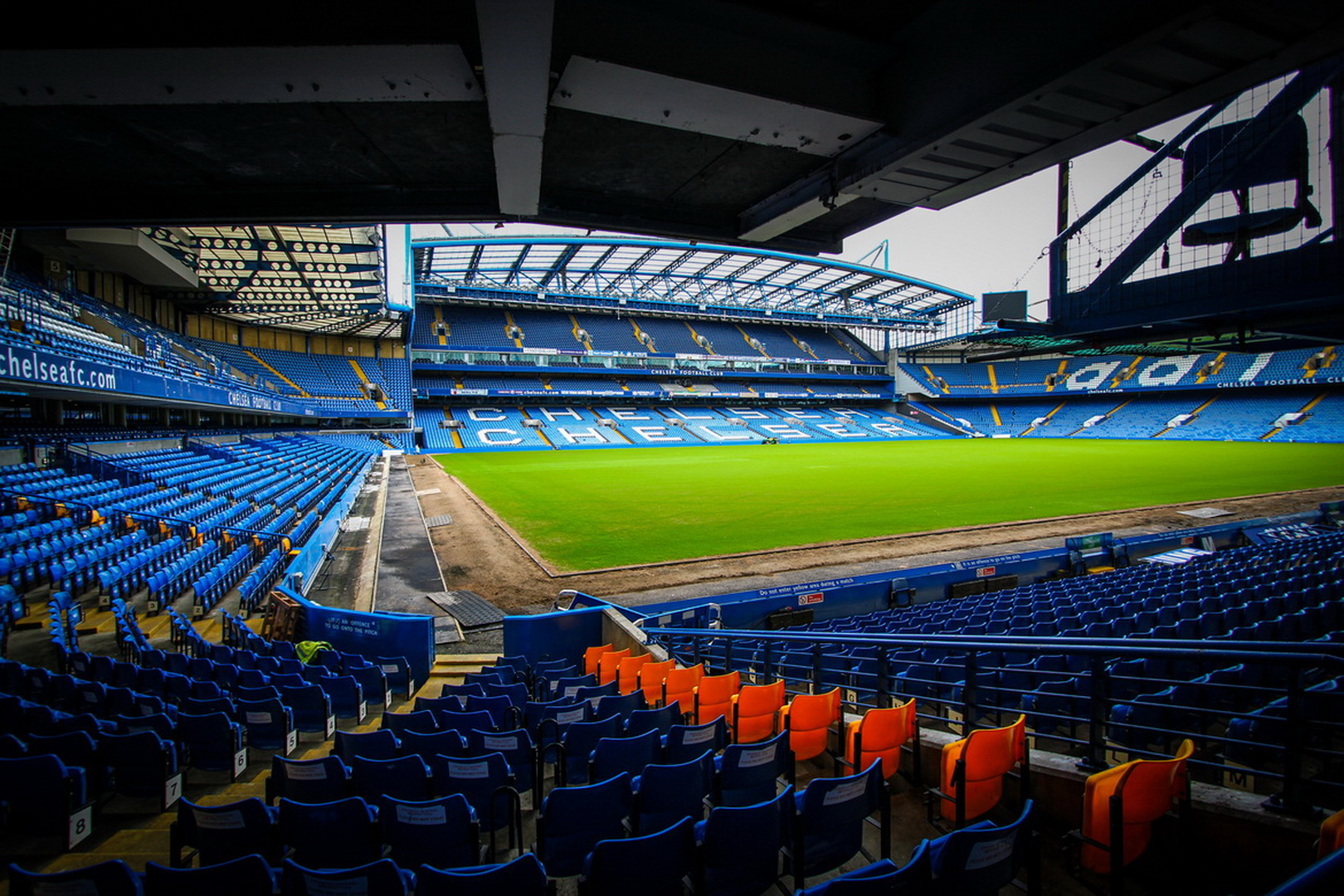 fond d'écran stamford bridge,stade,ventilateur,stade spécifique au football,ciel,maison de terrain