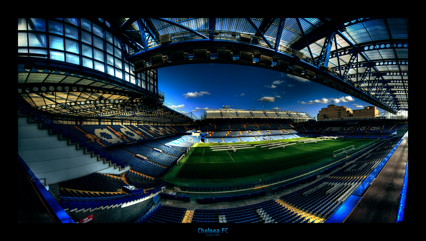 stamford bridge tapete,stadion,blau,fußballspezifisches stadion,die architektur,fotografie