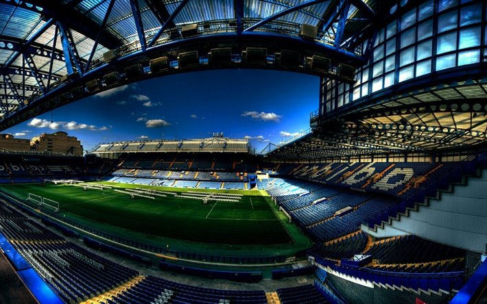 fond d'écran stamford bridge,stade,stade spécifique au football,architecture,ciel,la photographie